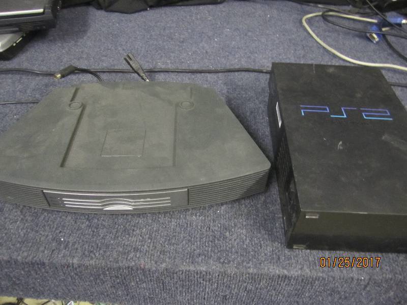 lot 44 image: Sony Play Station 2 no cords, Bose ...