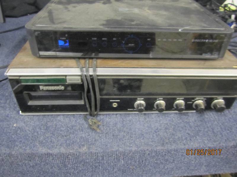 lot 61 image: Direct TV HDDVR, Panasonic Stereo R...