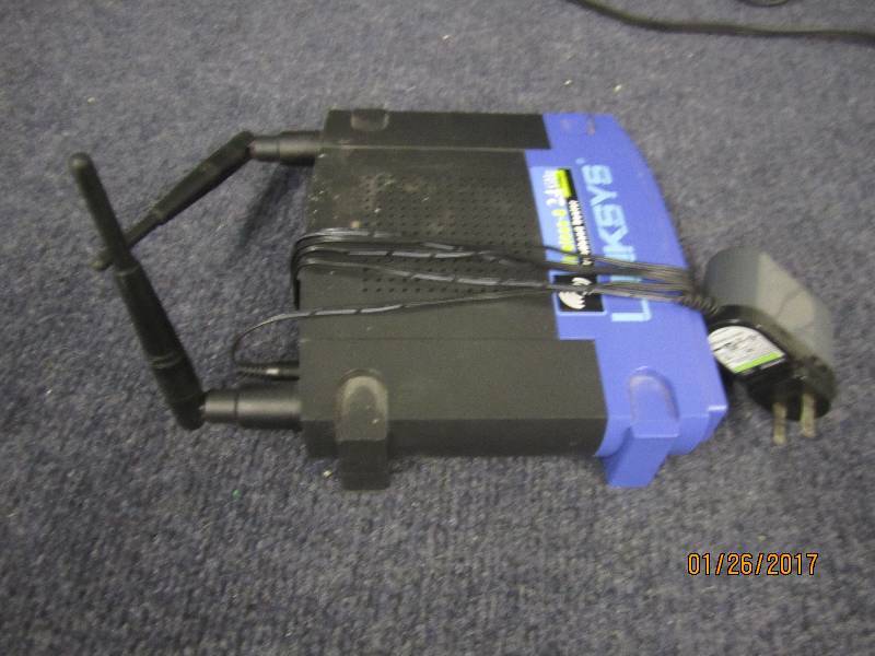 lot 107 image: Linksys Wireless 2.4 GHz Broadband ...