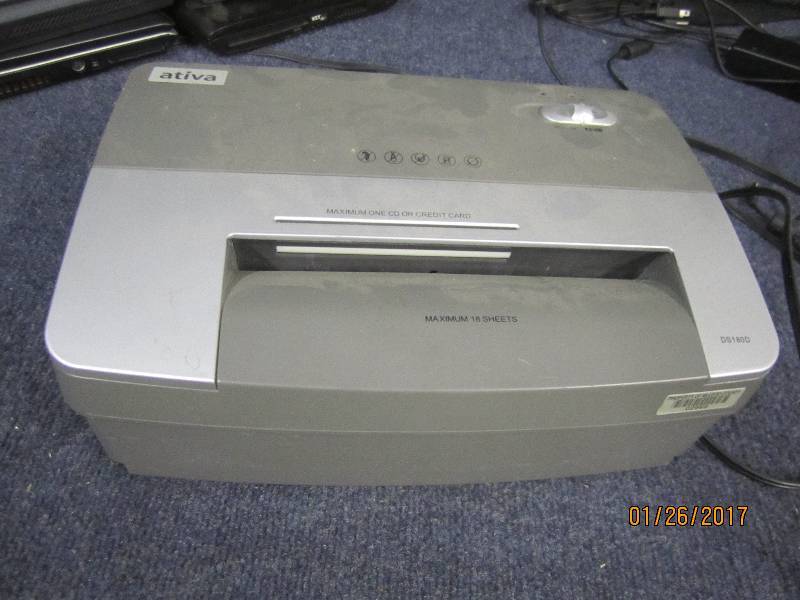 lot 111 image: Ativa, paper shredder head only, po...