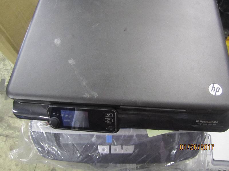 lot 129 image: HP Photosmart 5520 print, scan, cop...