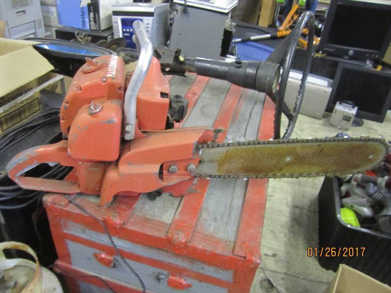 lot 133 image: Homelite Chain Saw-not tested...