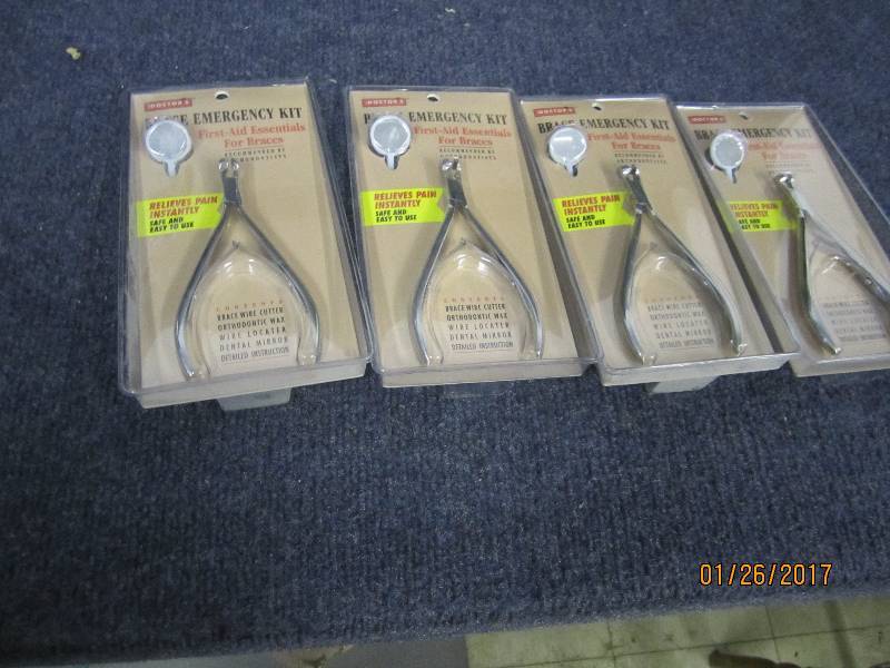 lot 136 image: Lot of 4 Brace Emergency Kits...