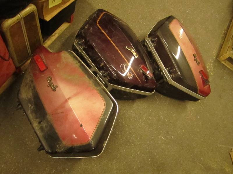 lot 155 image: Lot of 3 Motorcycle Storage Hard Si...