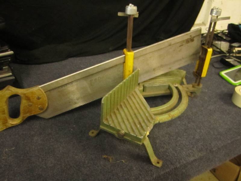 lot 168 image: Miter and saw...