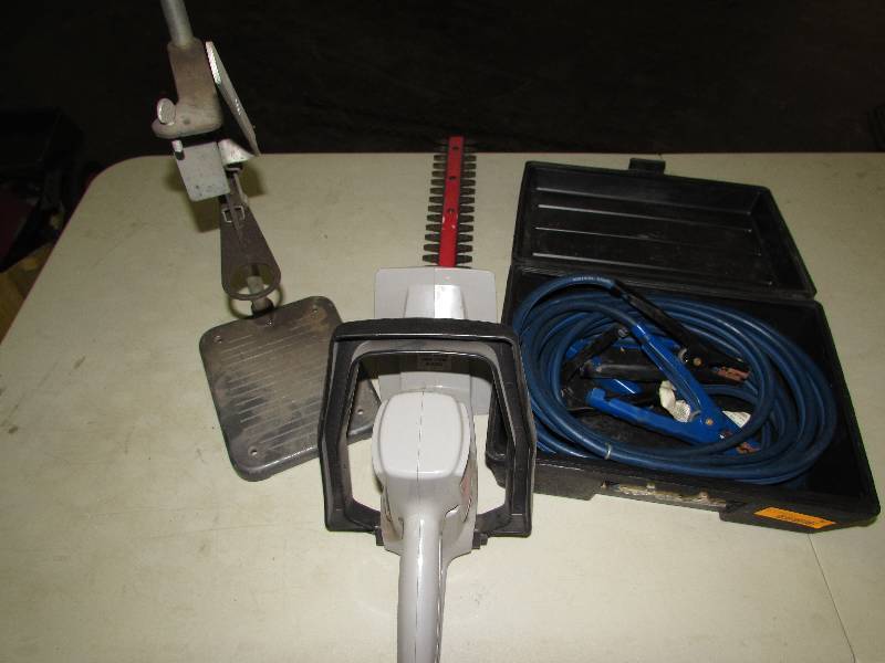 Hedge Trimmer, Jumper Cables