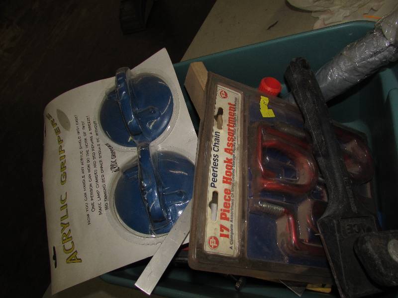Tub of misc tools