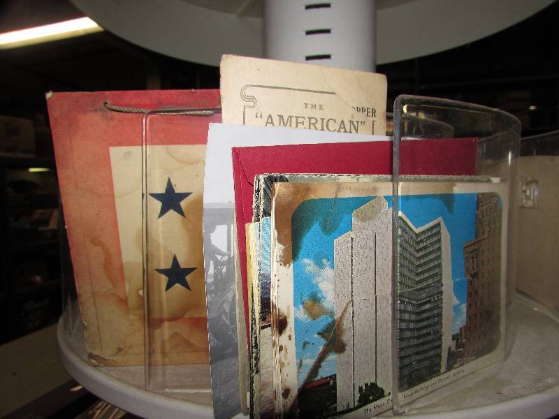 Small books and postcards