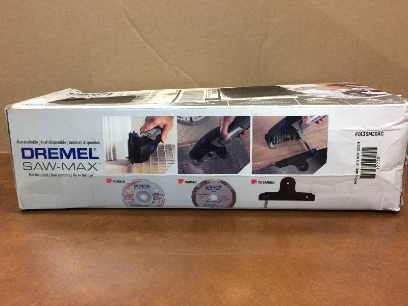 lot 23 image: Dremel Saw-Max 6.0 Amp Corded Tool Kit with 2 Blades for Metal, Wood, and Plastic Cutting never used