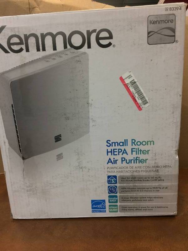 lot 44 image: Kenmore Small Room HEPA Filter Air Purifier never used
