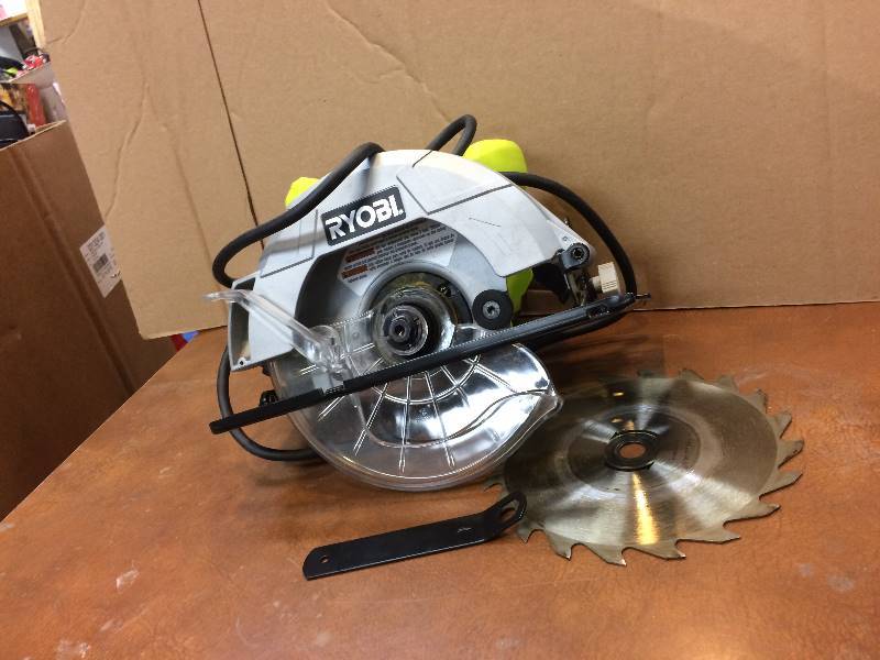 lot 66 image: Ryobi 7 14 Circular Saw