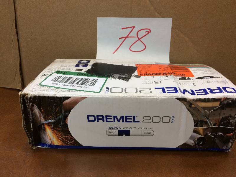 lot 78 image: Dremel 200-115 Two-Speed Rotary Tool Kit