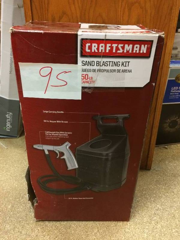 lot 95 image: Craftsman Sand Blasting Kit