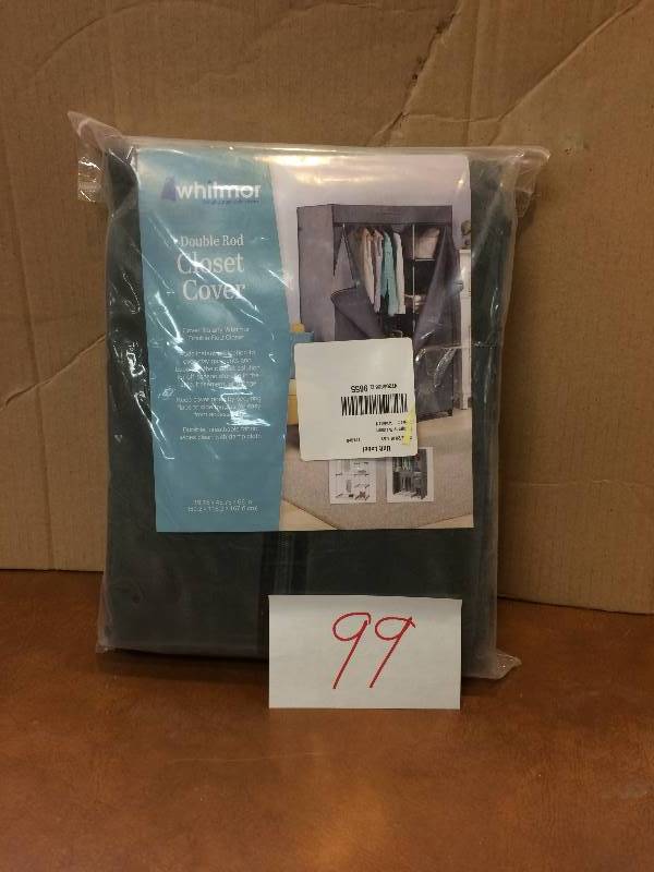 lot 99 image: Double Rod Closet Cover New