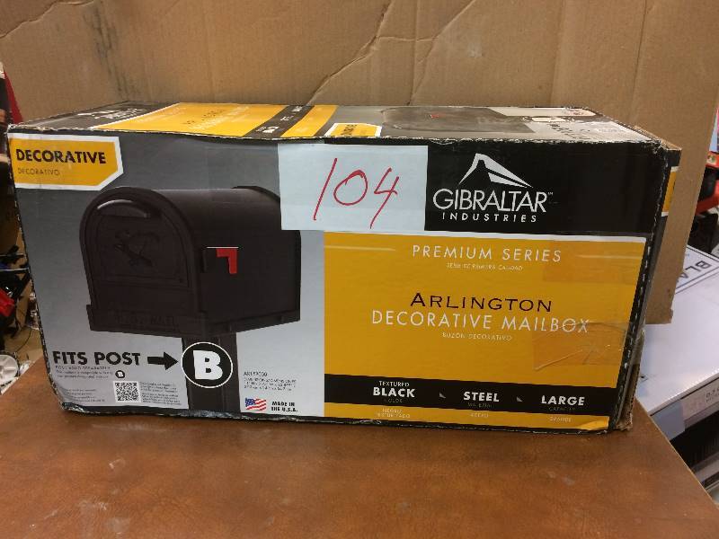 lot 104 image: Gibraltar Arlington Mailbox
