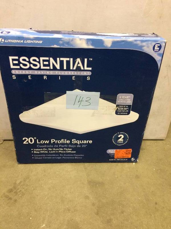 lot 143 image: Essential Series 20 Low Profile Square