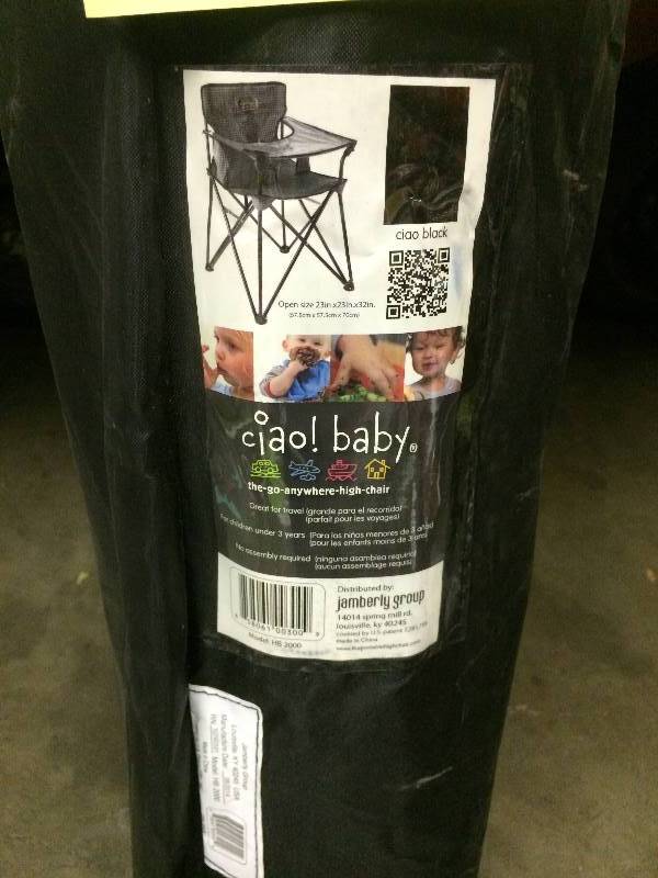 lot 24 image: Ciao Baby Portable High Chair