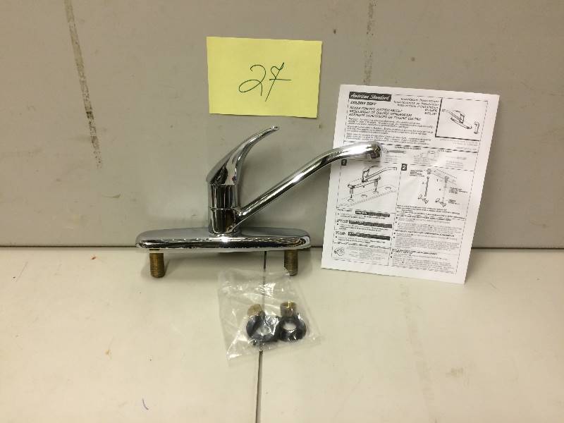 lot 27 image: American Standard Colony Soft Kitchen Single Lever