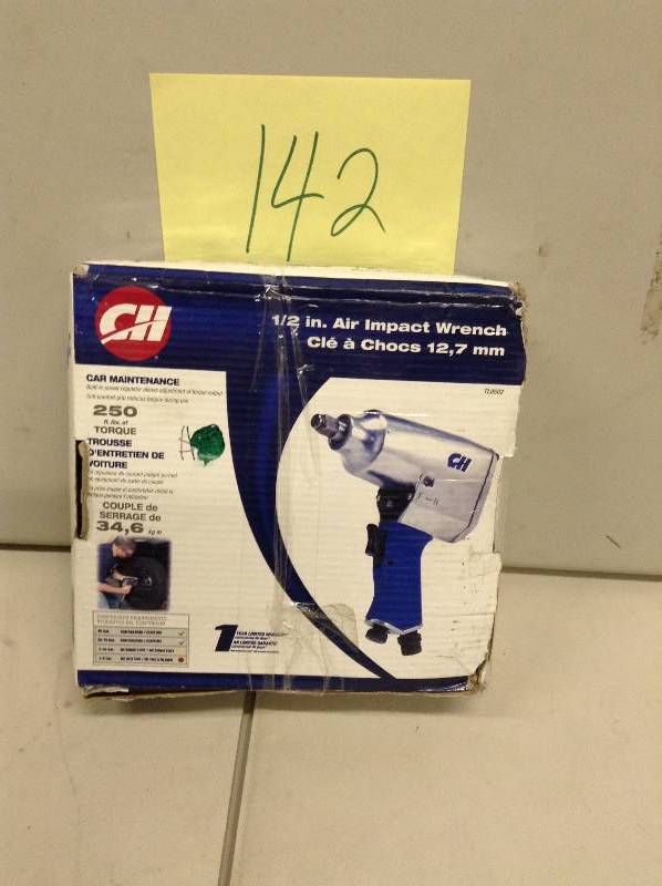 lot 142 image: CH 12 in Air Impact Wrench