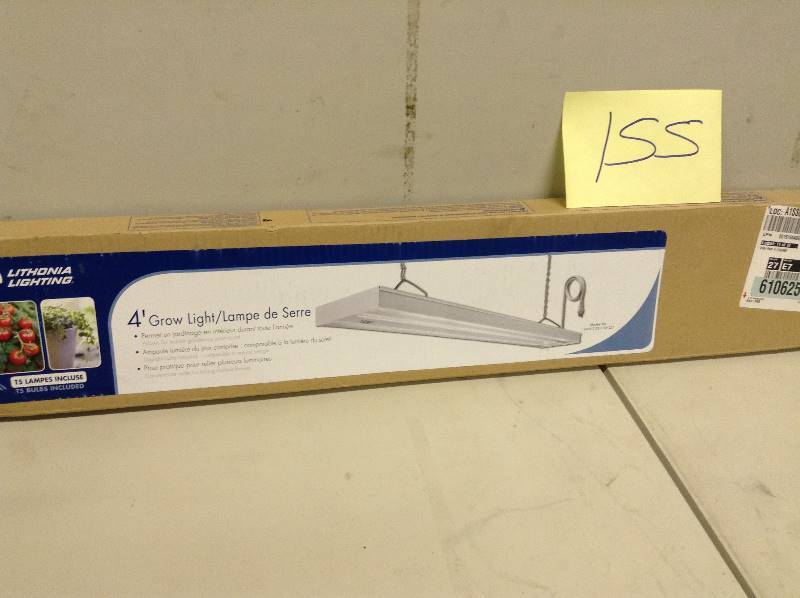 lot 155 image: Lithonia Lightning 4 Grow Light never used