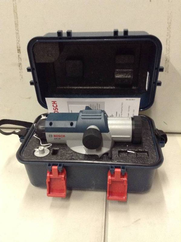lot 88 image: Bosch 8 in. 24X Automatic Optical Level Never used