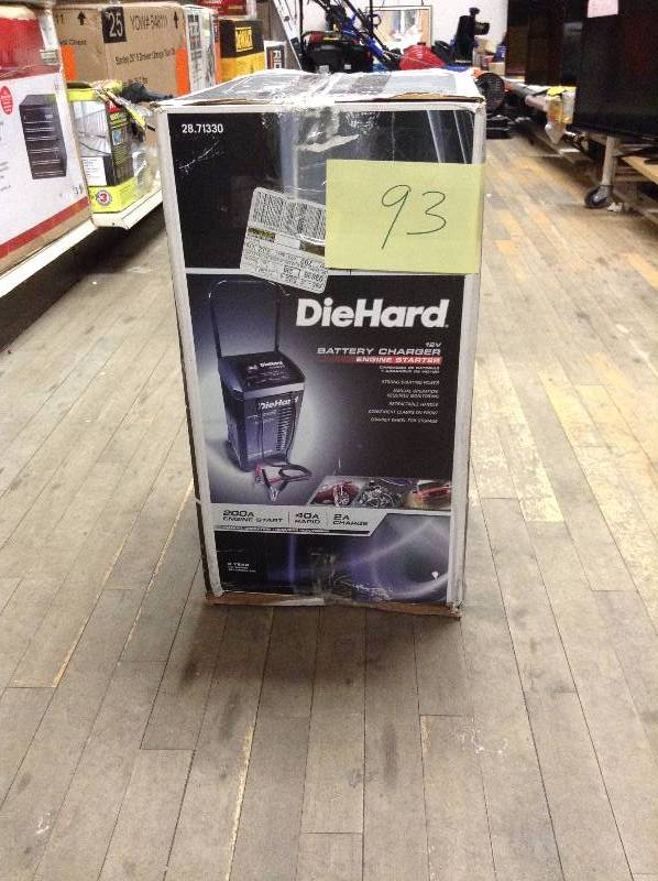 lot 93 image: DieHard Battery Charger 18V engine starter