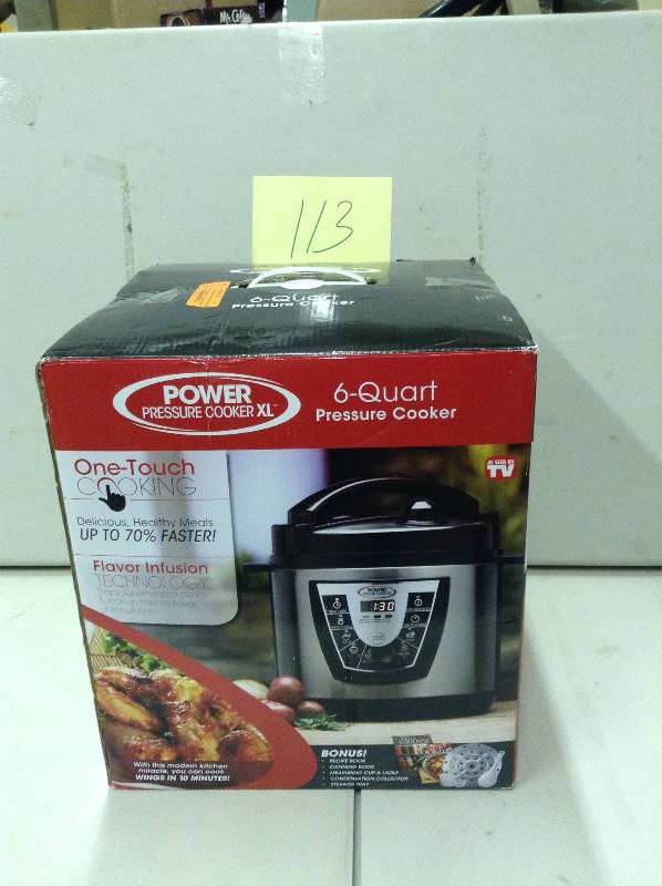 lot 113 image: Power Preassure XL Cooker