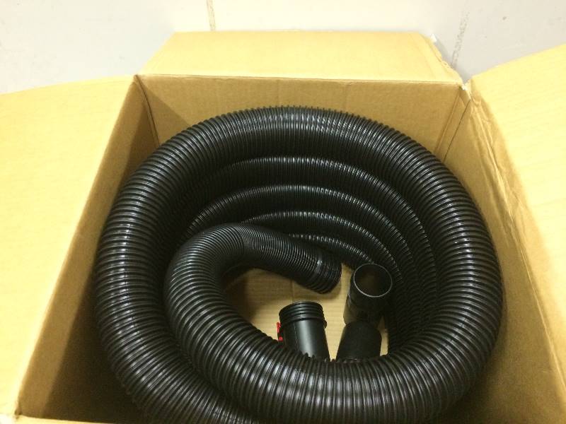 lot 61 image: Ridgid 2 12 x 20 Dual Flex Locking Vac Hose Extension Kit