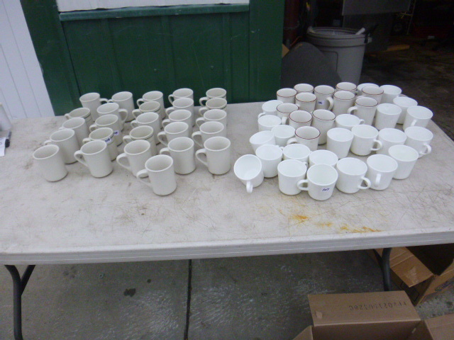 lot 54 image: 55 Coffee Cups