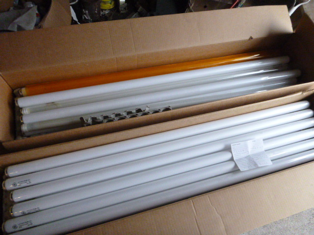 lot 80 image: Miscellaneous Fluorescent Light Bulbs