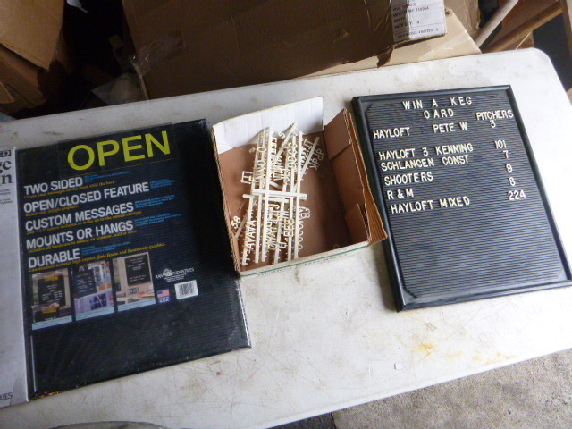 lot 105 image: 2 Message Boards