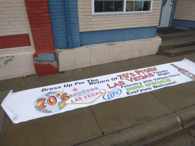 lot 144 image: Miller Lite Banner