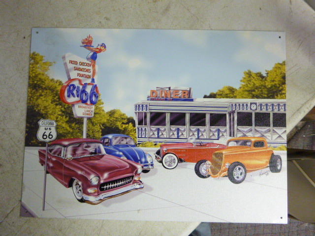 lot 146 image: Route 66 Tin