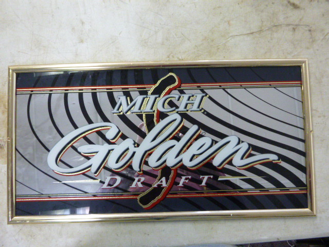 lot 153 image: Mich Golden Draft Mirror