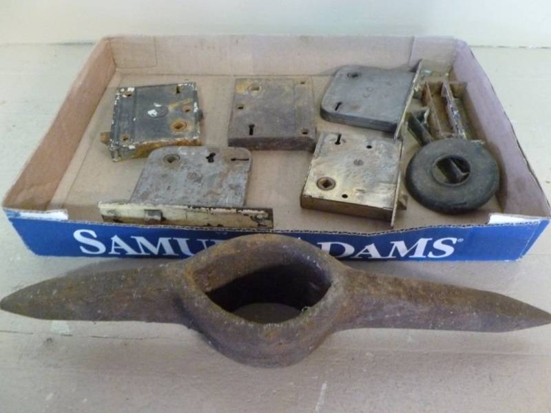 lot 43 image: Antique Door Hardware