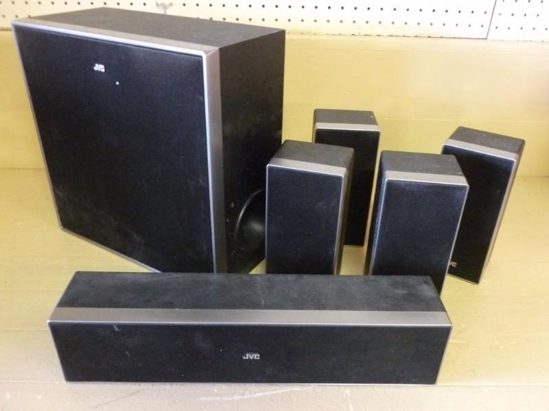 lot 89 image: JVC Surround Speakers