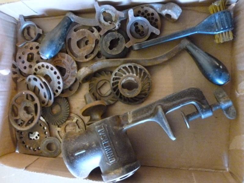 Old meat grinder clearance parts