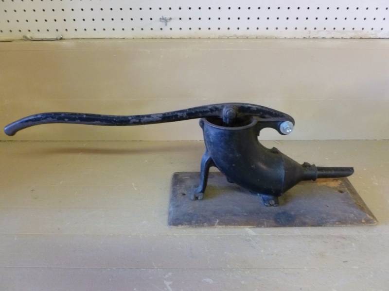 lot 127 image: Vintage Sausage Stuffer