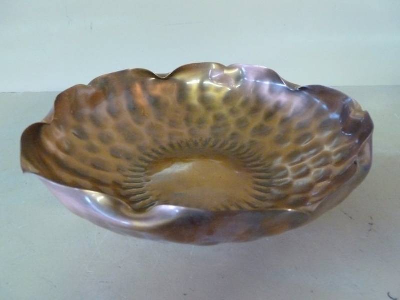 lot 134 image: Copper Bowl