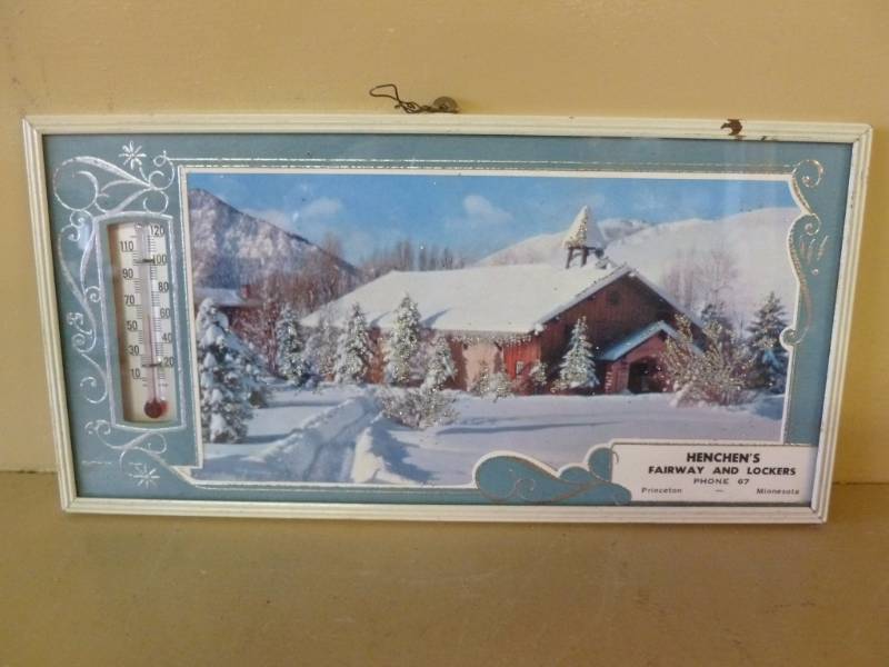 lot 149 image: Vintage Advertisement Thermometer