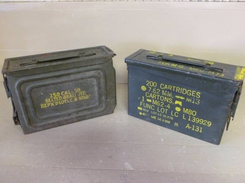 lot 202 image: Ammo Boxes