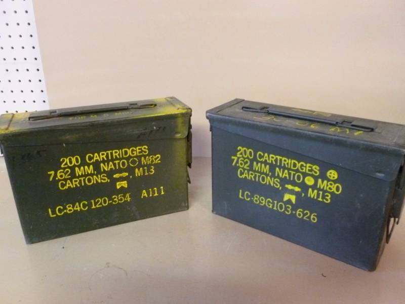 lot 203 image: Ammo Boxes
