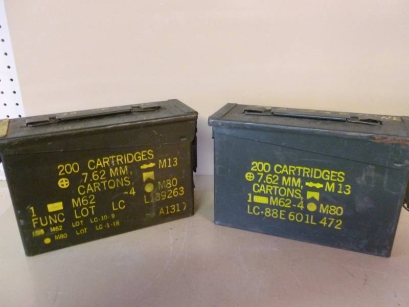 lot 204 image: Ammo Boxes