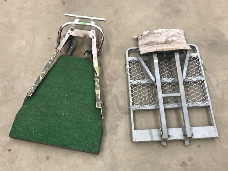 lot 45 image: (2) Hang-On Tree Stands ...