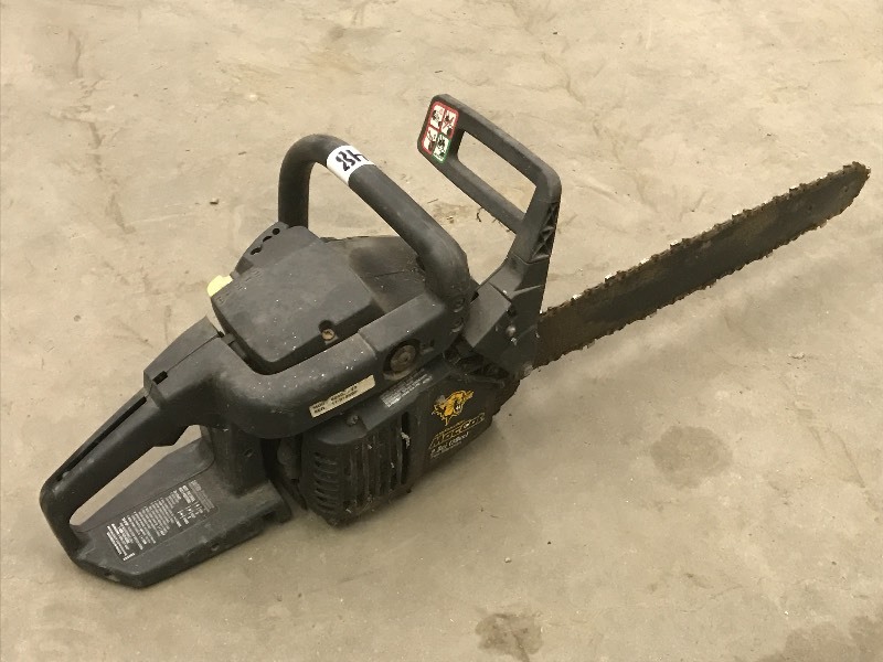 McCulloch MacCat 38cc Chainsaw | Loretto Equipment #324 | K-BID