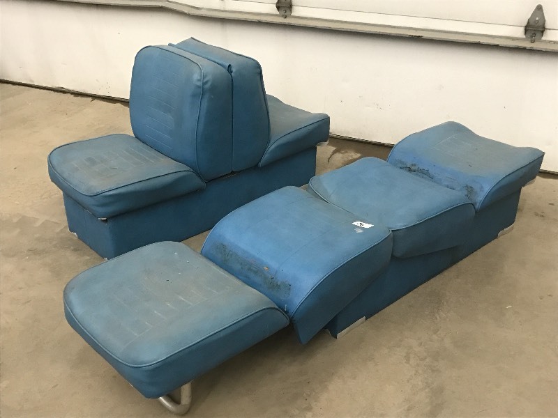 lot 56 image: Pair Of Lay-Out Boat Seats ...