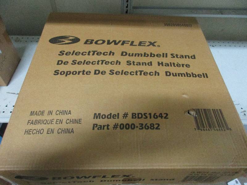 bowflex dumbell stand