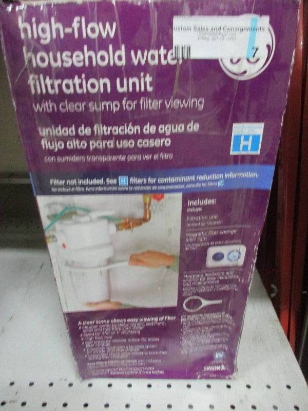 high flow household filtration unit