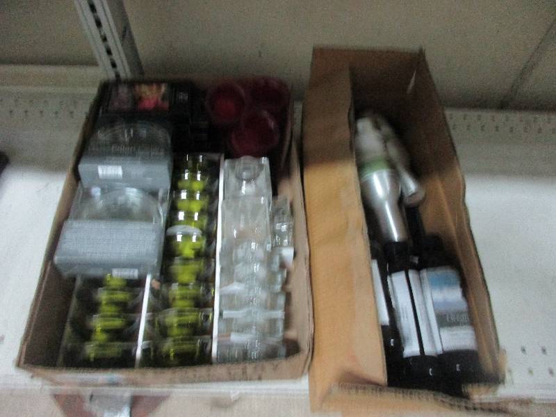 assorted tea light holders and fragrance oils and incense cones