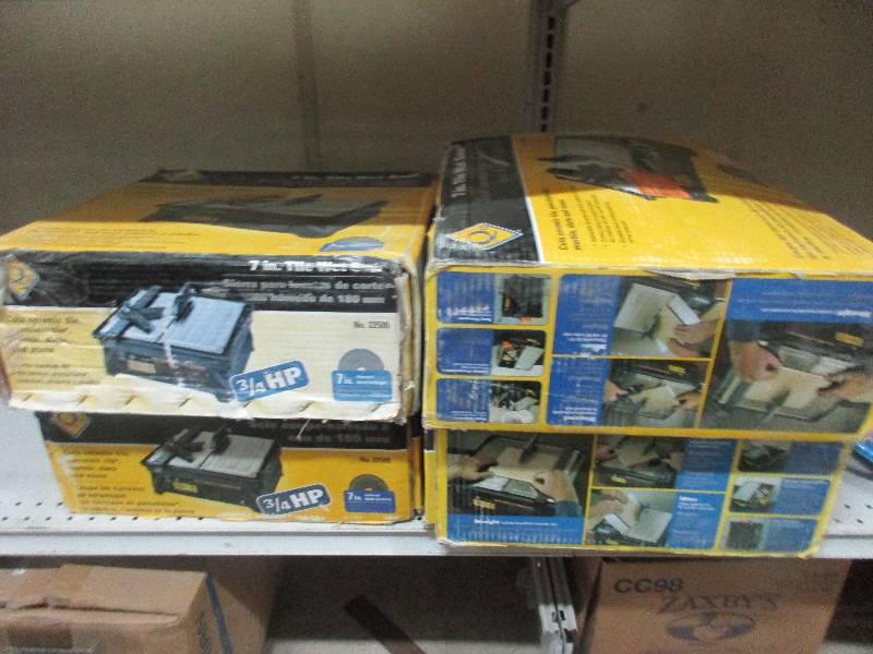 4- 7 inch tile wet saws